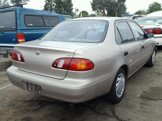 1NXBR12E5WZ103358 - 1998 TOYOTA COROLLA VE TAN photo 4