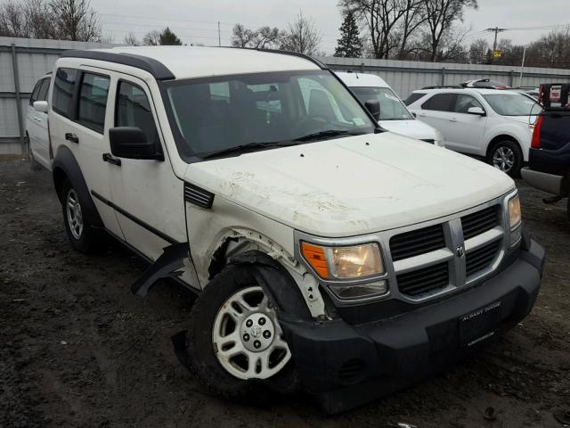 1D8GU28K08W285328 - 2008 DODGE NITRO SXT WHITE photo 1