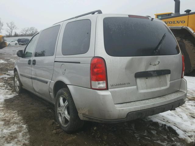 1GNDV23198D167326 - 2008 CHEVROLET UPLANDER L ვერცხლისფერი ფოტო 3