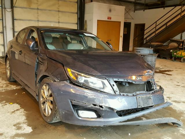 KNAGM4A78F5615605 - 2015 KIA OPTIMA LX BLUE photo 1