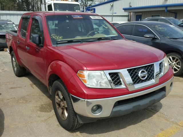 1N6AD0ER1AC427734 - 2010 NISSAN FRONTIER C RED photo 1