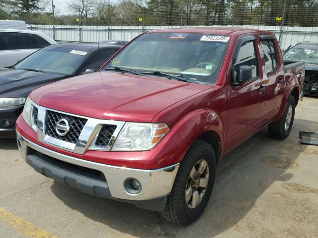 1N6AD0ER1AC427734 - 2010 NISSAN FRONTIER C RED photo 2