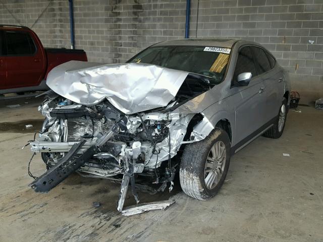 5J6TF3H58FL001864 - 2015 HONDA CROSSTOUR SILVER photo 2