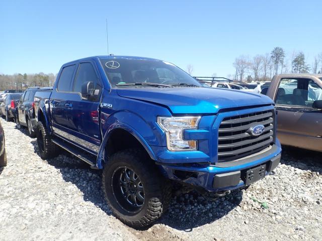 1FTEW1EG3HFA50805 - 2017 FORD F150 SUPER BLUE photo 1