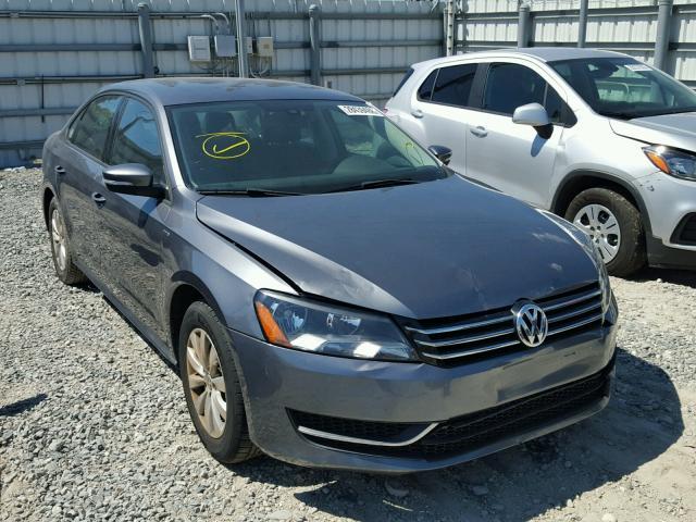 1VWAT7A30FC045800 - 2015 VOLKSWAGEN PASSAT S GRAY photo 1