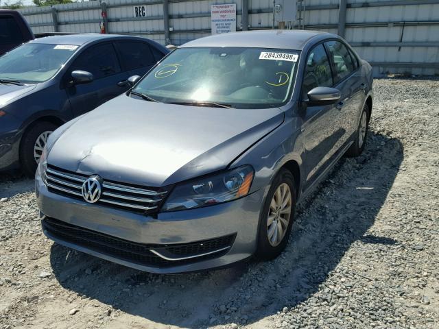 1VWAT7A30FC045800 - 2015 VOLKSWAGEN PASSAT S GRAY photo 2