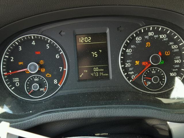 1VWAT7A30FC045800 - 2015 VOLKSWAGEN PASSAT S GRAY photo 8