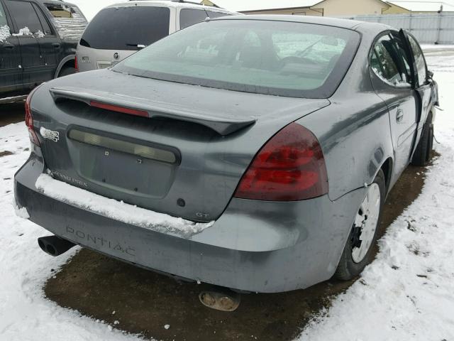 2G2WP522541197392 - 2004 PONTIAC GRAND PRIX GRAY photo 4