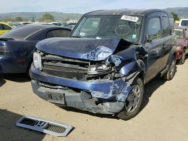 5J6YH18339L004050 - 2009 HONDA ELEMENT LX BLUE photo 2