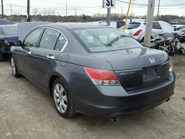 1HGCP36718A043302 - 2008 HONDA ACCORD EX GRAY photo 3