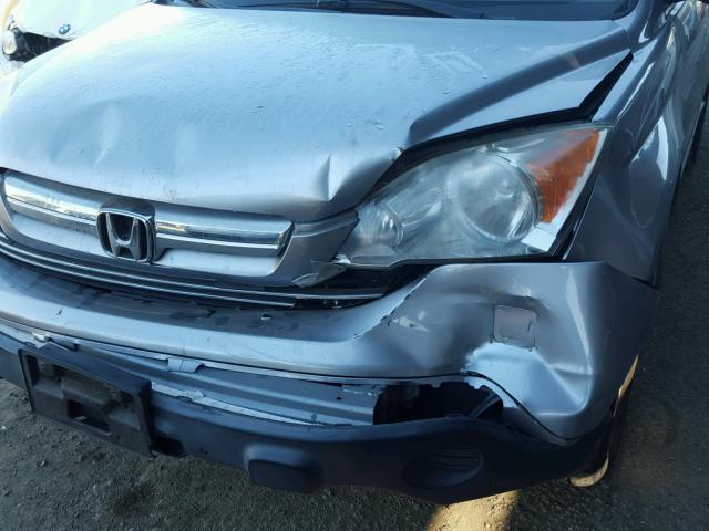 JHLRE38528C047327 - 2008 HONDA CR-V EX SILVER photo 9