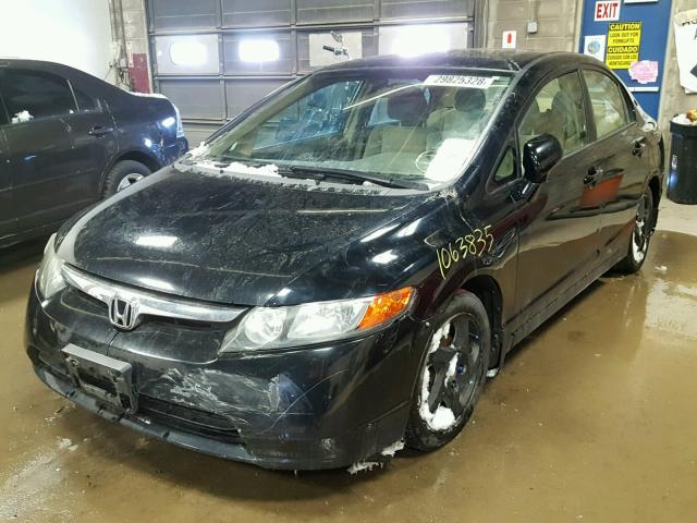 1HGFA16866L114698 - 2006 HONDA CIVIC EX 黑色 照片 2