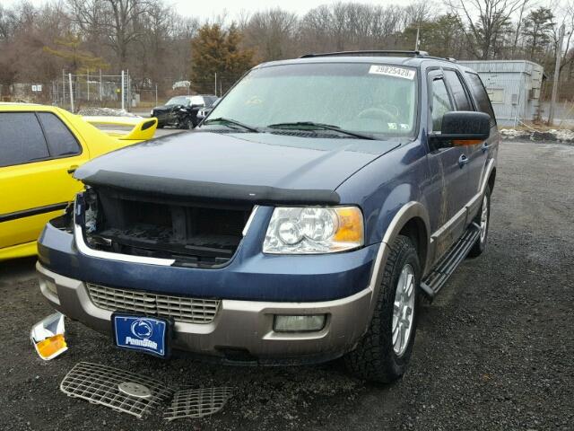 1FMFU18L73LA41596 - 2003 FORD EXPEDITION BLUE photo 2