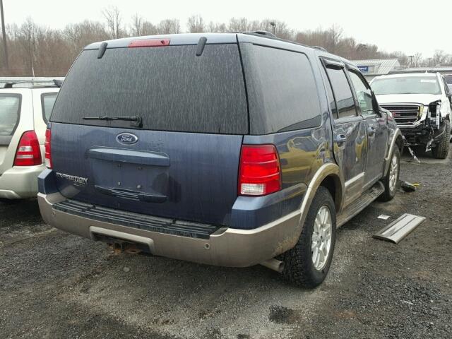 1FMFU18L73LA41596 - 2003 FORD EXPEDITION BLUE photo 4