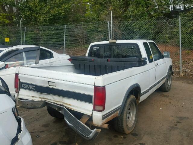 1GTCS14R6G2533619 - 1986 GMC S TRUCK S1 WHITE photo 4