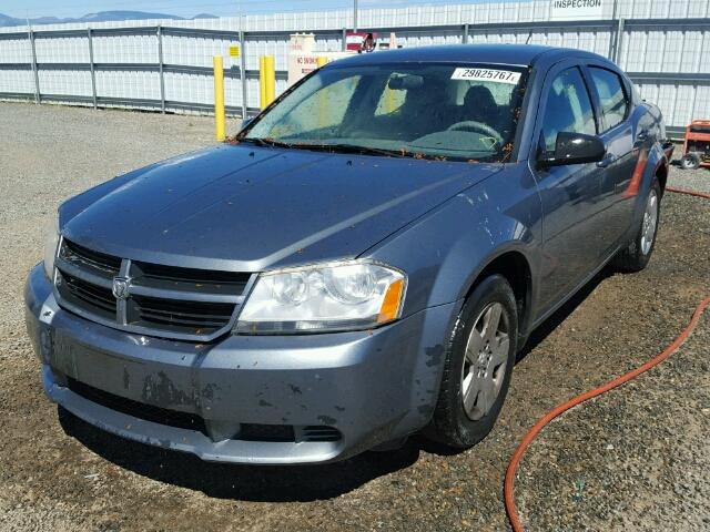 1B3LC46K28N613886 - 2008 DODGE AVENGER SE SILVER photo 2