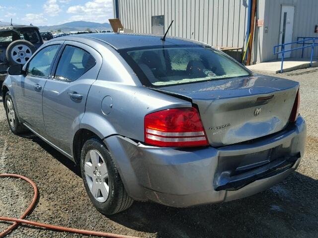 1B3LC46K28N613886 - 2008 DODGE AVENGER SE SILVER photo 3