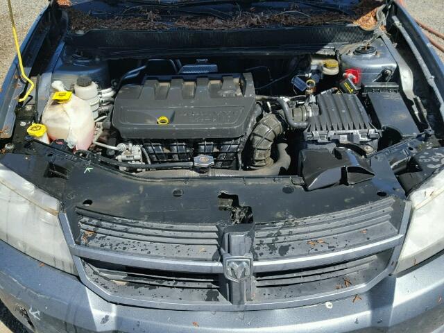 1B3LC46K28N613886 - 2008 DODGE AVENGER SE SILVER photo 7