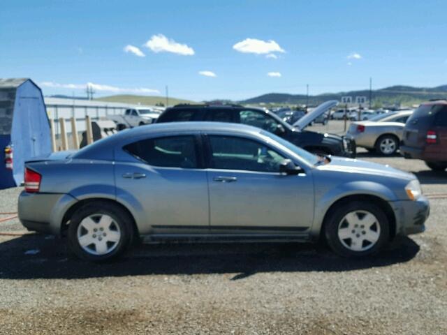 1B3LC46K28N613886 - 2008 DODGE AVENGER SE SILVER photo 9