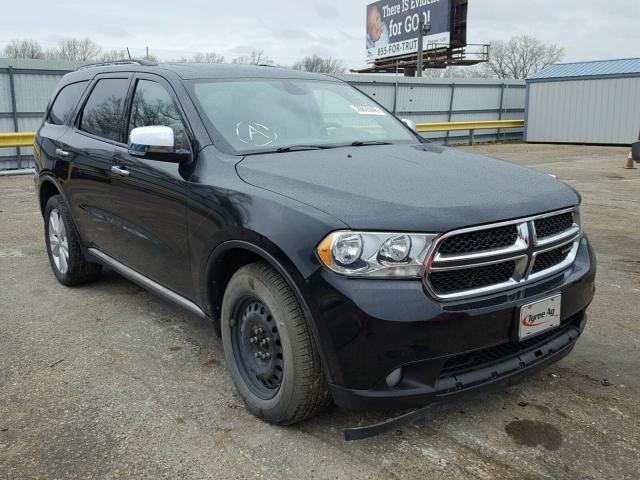 1D4RE4GG4BC598794 - 2011 DODGE DURANGO CR BLACK photo 1