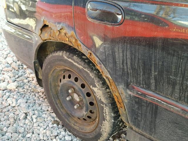 1HGEJ8643TL026513 - 1996 HONDA CIVIC EX 黑色 照片 9