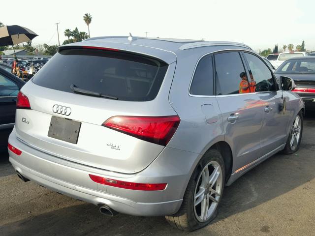 WA1LFAFP0FA008246 - 2015 AUDI Q5 PREMIUM SILVER photo 4