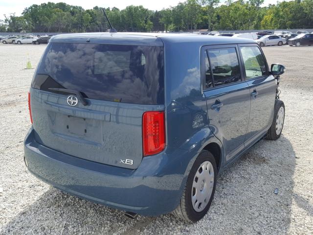 JTLKE50E591086341 - 2009 TOYOTA SCION XB TEAL photo 4
