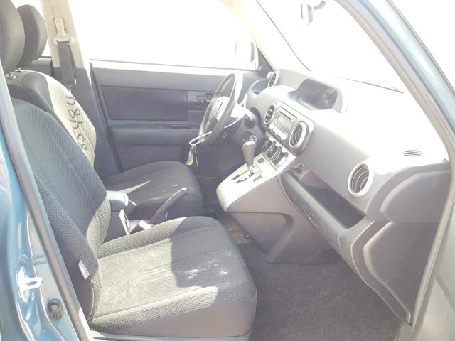 JTLKE50E591086341 - 2009 TOYOTA SCION XB TEAL photo 5