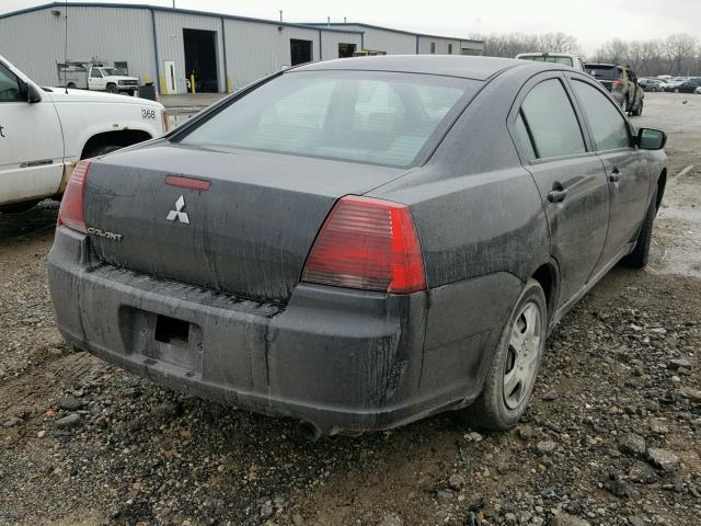 4A3AB36F47E083115 - 2007 MITSUBISHI GALANT ES BLACK photo 4