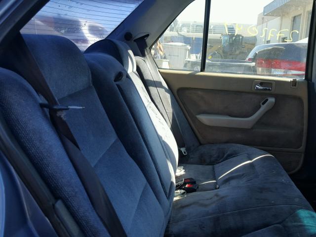 JHMCB7650LC015618 - 1990 HONDA ACCORD LX BLUE photo 6