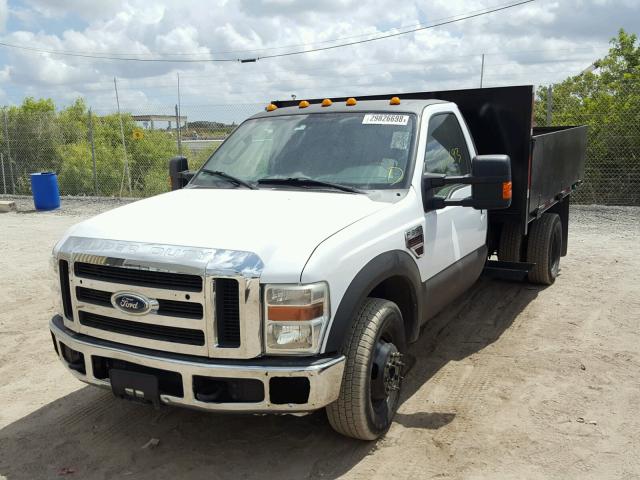 1FDWF36R19EA10130 - 2009 FORD F350 SUPER WHITE photo 2