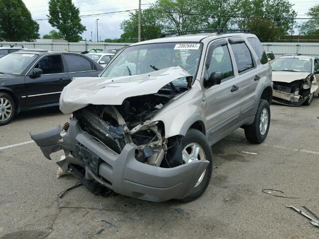 1FMYU04151KF93110 - 2001 FORD ESCAPE XLT BEIGE photo 2