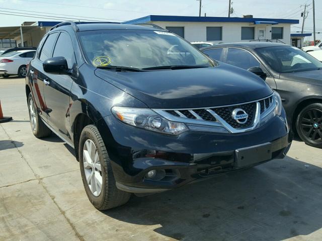 JN8AZ1MU0DW204012 - 2013 NISSAN MURANO S BLACK photo 1