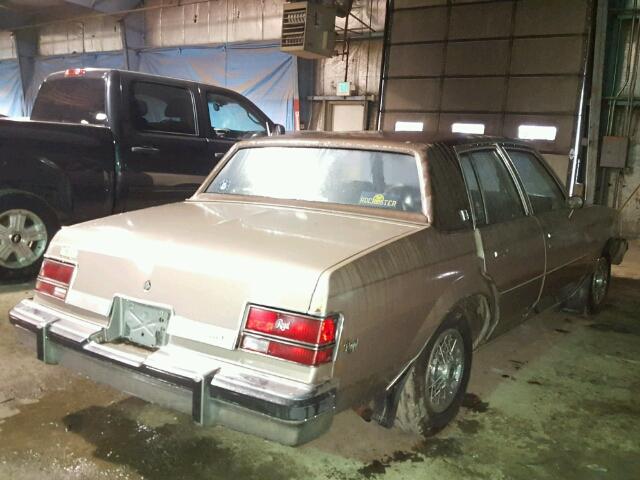 1G4AJ69A8DH949282 - 1983 BUICK REGAL TAN photo 4