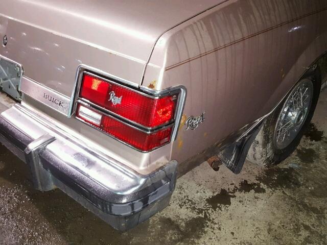 1G4AJ69A8DH949282 - 1983 BUICK REGAL TAN photo 9