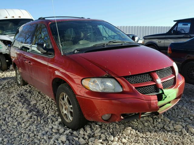 2D4GP44L83R330715 - 2003 DODGE GRAND CARA RED photo 1