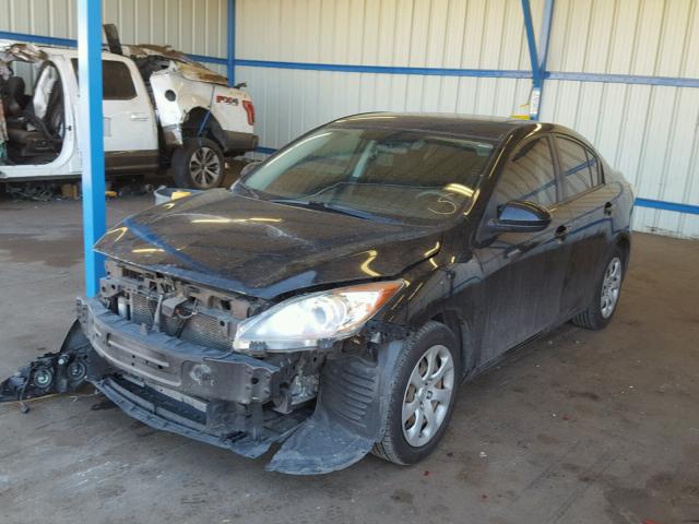 JM1BL1UF1C1525152 - 2012 MAZDA 3 I BLACK photo 2