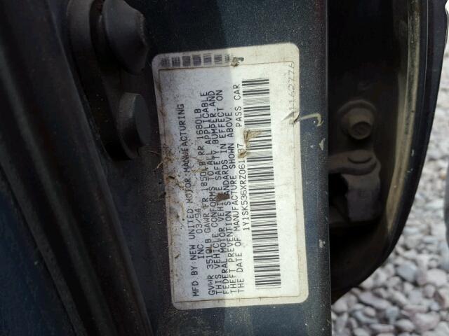 1Y1SK536XRZ061537 - 1994 GEO PRIZM BASE 蓝色 照片 10