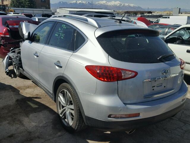JN1AJ0HR1BM850383 - 2011 INFINITI EX35 BASE SILVER photo 3