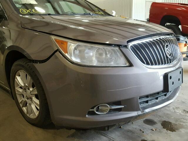 1G4GB5E39CF178298 - 2012 BUICK LACROSSE C TAN photo 9