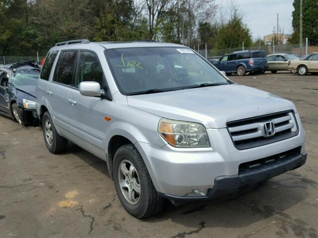 5FNYF28666B013402 - 2006 HONDA PILOT EX SILVER photo 1