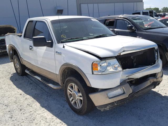 1FTRX125X5KC67076 - 2005 FORD F150 WHITE photo 1