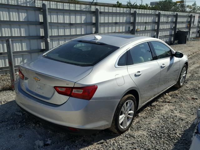 1G1ZD5ST5JF121954 - 2018 CHEVROLET MALIBU LT SILVER photo 4