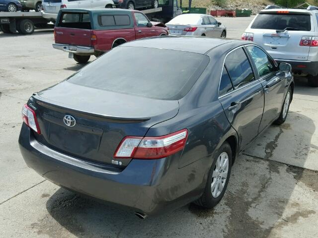 4T1BB46K29U091471 - 2009 TOYOTA CAMRY HYBR GRAY photo 4