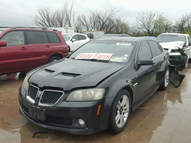 6G2ER57719L165148 - 2009 PONTIAC G8 BLACK photo 2