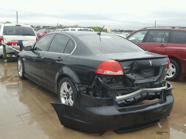 6G2ER57719L165148 - 2009 PONTIAC G8 BLACK photo 3