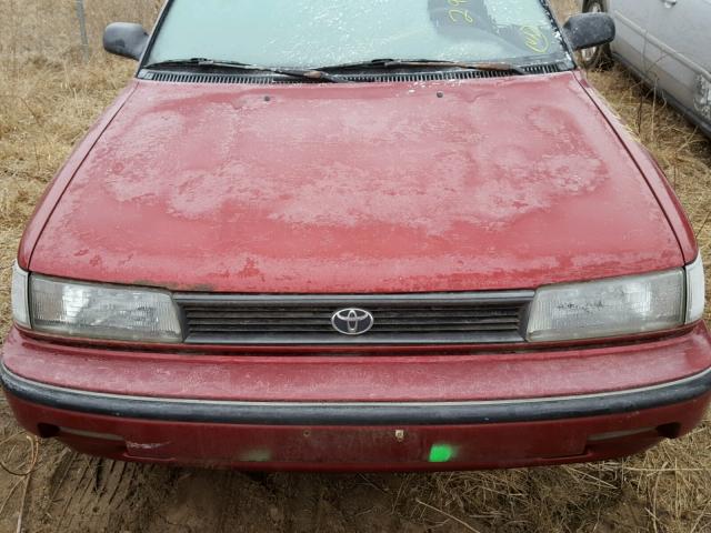 2T1AE94A0NC185161 - 1992 TOYOTA COROLLA DL RED photo 7