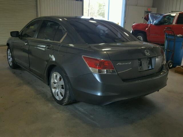 1HGCP26828A159207 - 2008 HONDA ACCORD EXL CHARCOAL photo 3