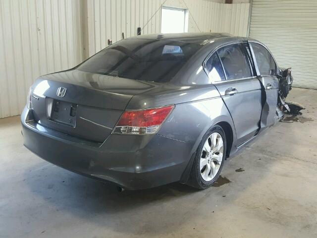 1HGCP26828A159207 - 2008 HONDA ACCORD EXL CHARCOAL photo 4