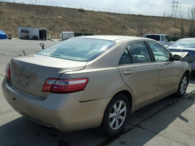 4T1BE46K77U688684 - 2007 TOYOTA CAMRY NEW GOLD photo 4